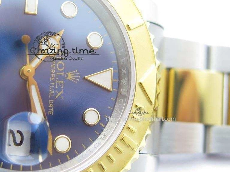 MiroTime 0207 Unisex Yacht-Master 116622 JF Best Edition SS YG Blue Dial On Bracelet A 3916